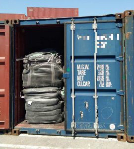 We delivery foundry bentonite to our client today.